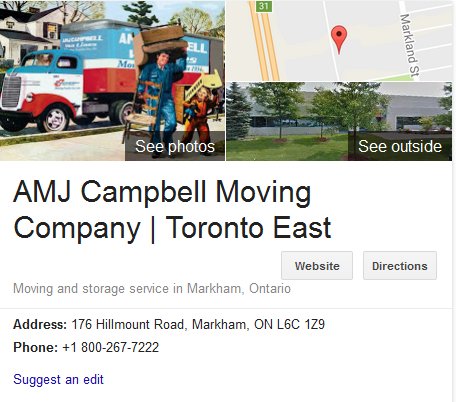 AMJ Campbell – Location