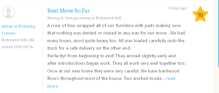 Viktoria Professional Movers – more Hometars reviews