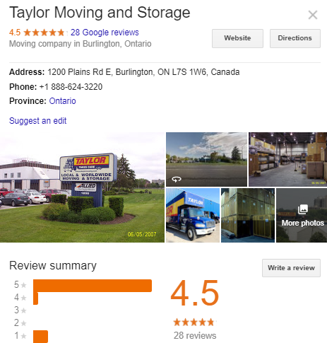 Taylor Moving and Storage