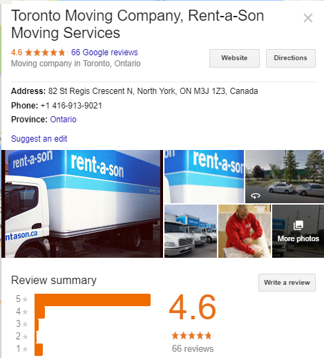 Rent-A-Son Moving Services