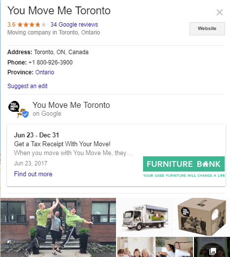 You Move Me Toronto - reviews