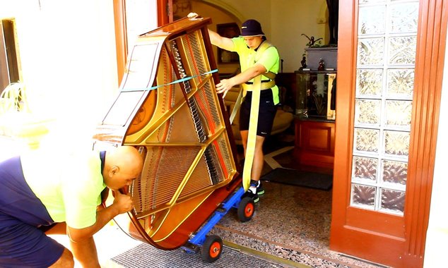 Professional piano movers use the right equipment and trained personnel to move any type of piano