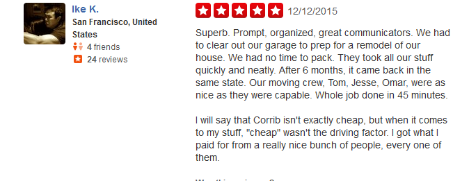 Corrib Moving and Storage – moving company review
