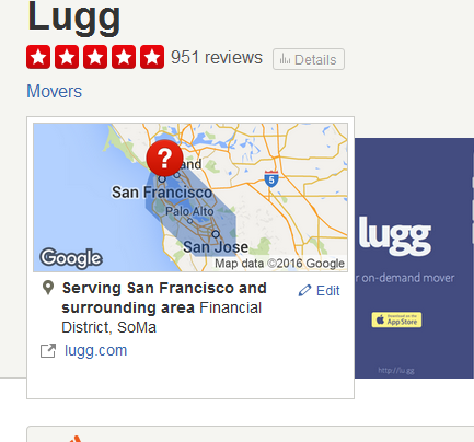 Lugg – Moving company location