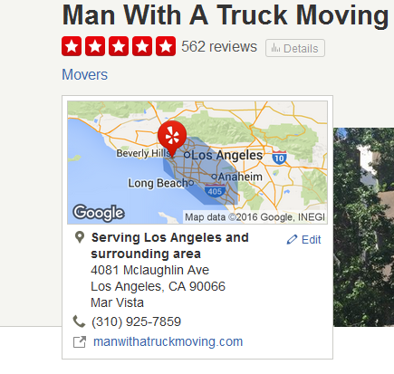 Man with a Truck Moving – Movers’ Location