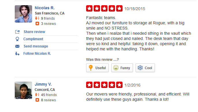 Rogue Moving and Storage – Moving reviews