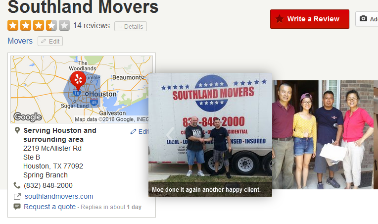 Southland Movers - Location