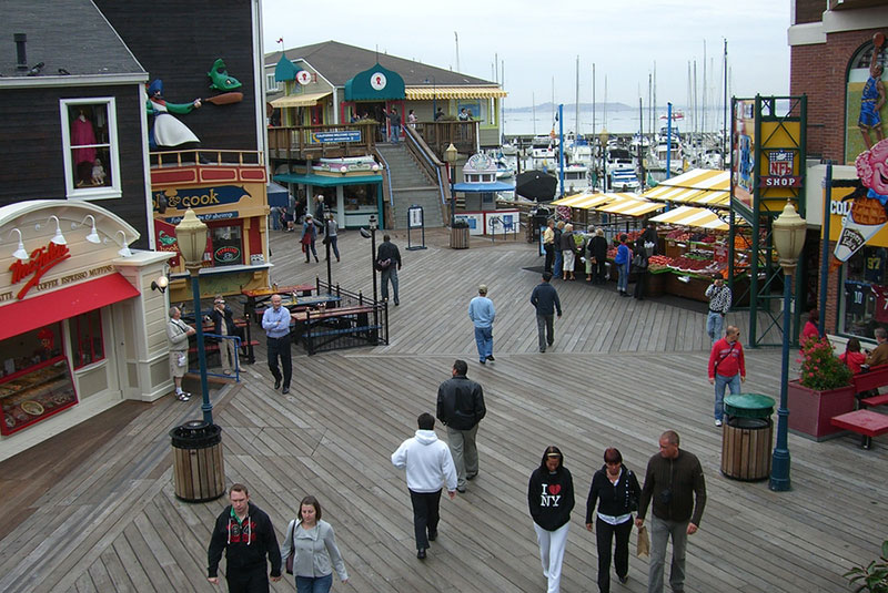 The famous San Francisco Fisherman’s Wharf