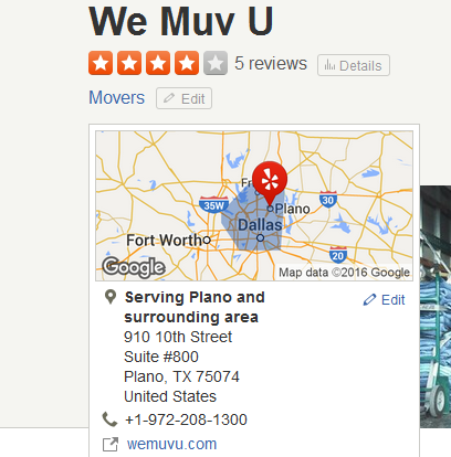 We Muv U – Movers’ location