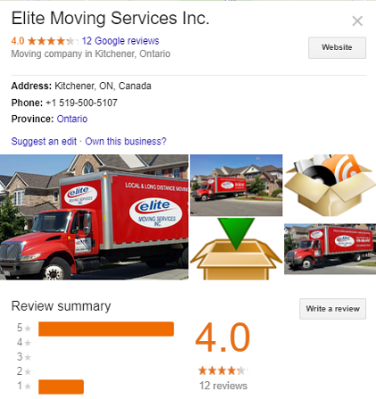 Elite Moving Company