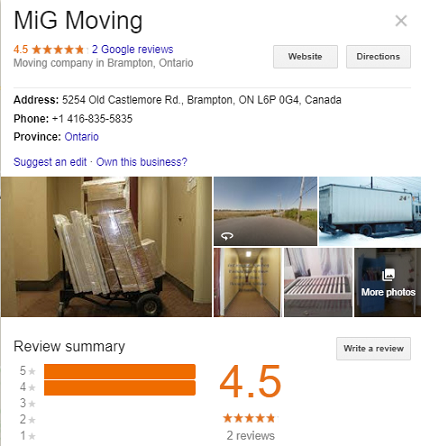 MiG Moving