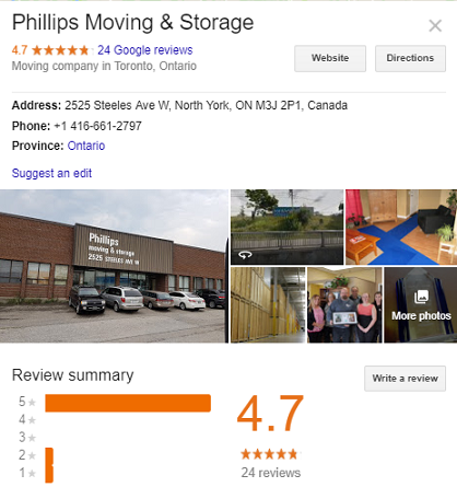Phillips Moving