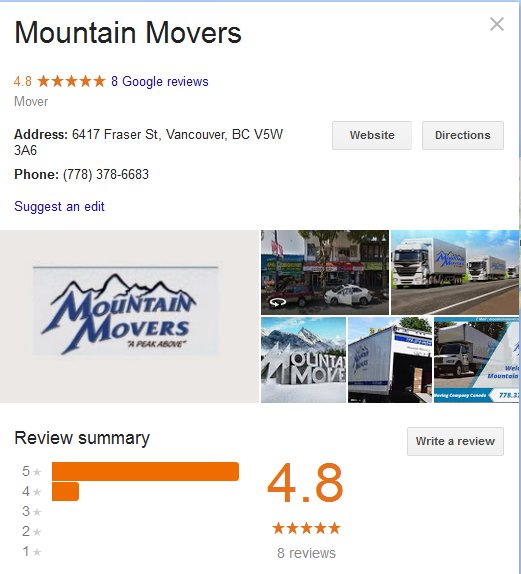 Mountain Movers – Location