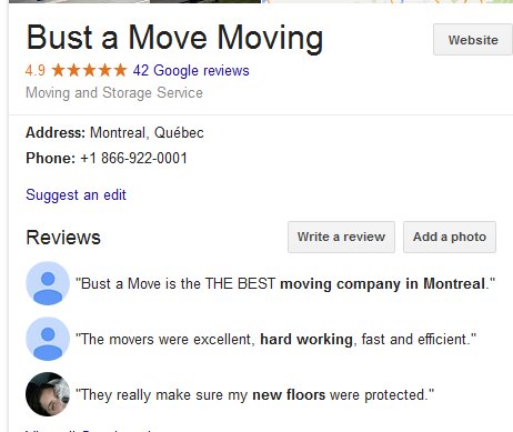 Bust a Move – Location and reviews