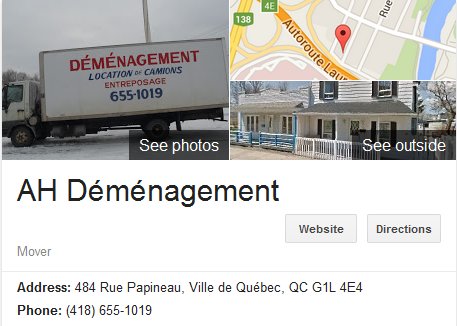 AH Demenagement – Location