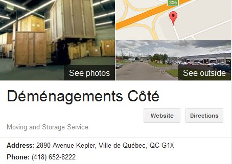 Demenagement Cote – Location