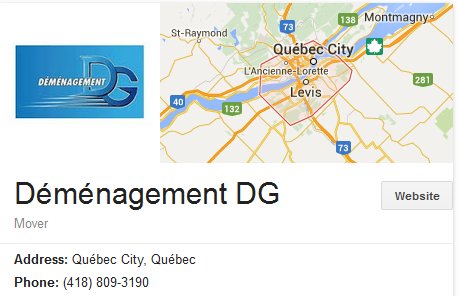 Demenagement DG - Location