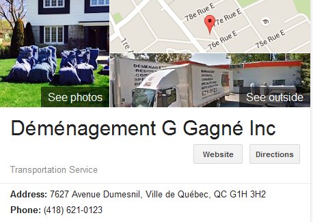 Demenagement G Gagne – Location