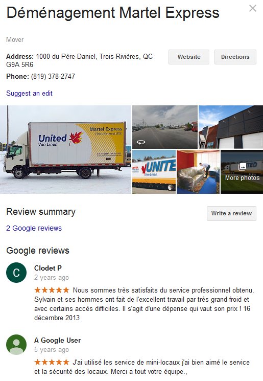 Martel Express – Location and moving review
