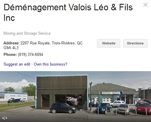 Demenagement Valois Leo & Fils – Location