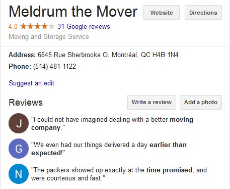 Meldrum the Mover – Location and Reviews