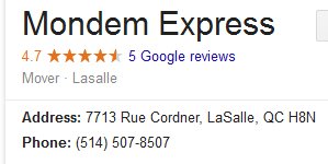 Mondem Express – Location