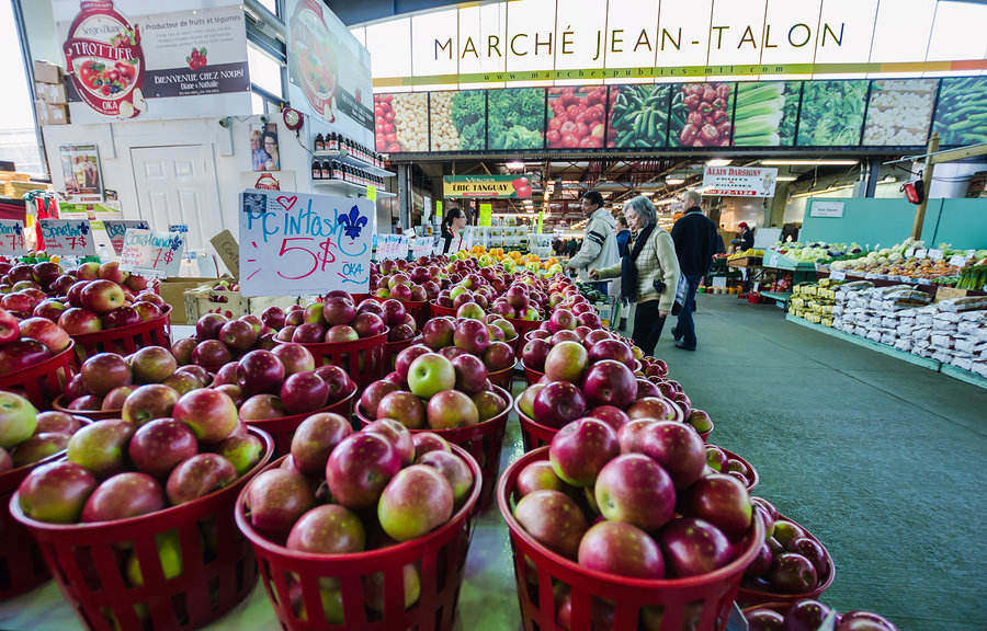 Montreal has the largest public outdoor market with everything a foodie will love