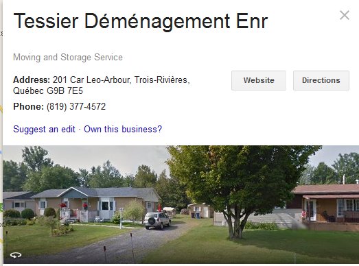 Tessier Demenagement Enr