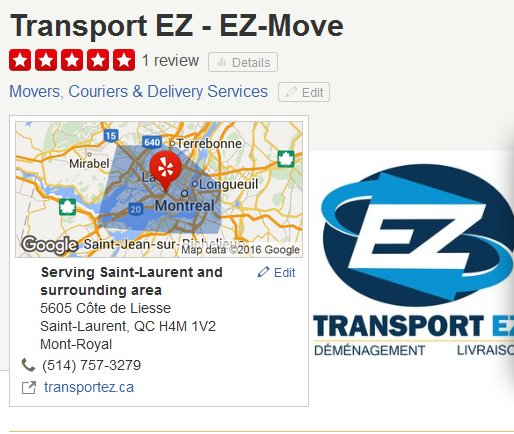 Transport EZ – Location