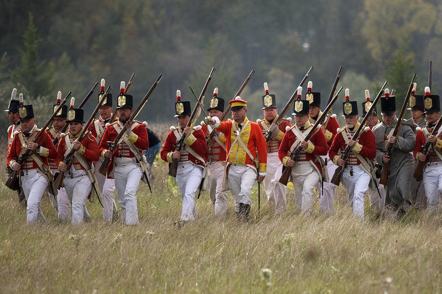 Battle of 1812 Re-enactment in Fanshawe Conservation Area in London, Ontario