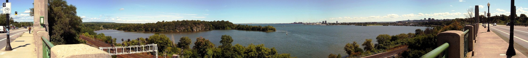 Panoramic View of downtown Hamilton