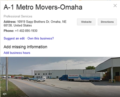 A1 Metro Movers - Location