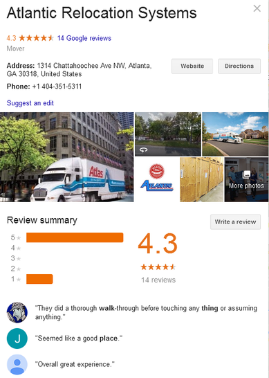 Atlantic Relocation Systems – Location and reviews