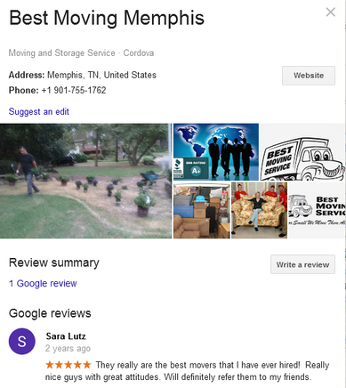 Best Moving Memphis – Location