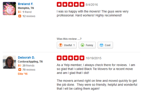 Black Tie Moving Services – Moving reviews