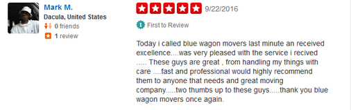 Blue Wagon Movers – Moving review
