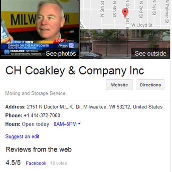C.H. Coakley and Company – Location