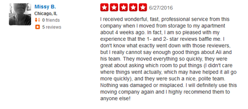 Chicago Best Movers – Moving reviews