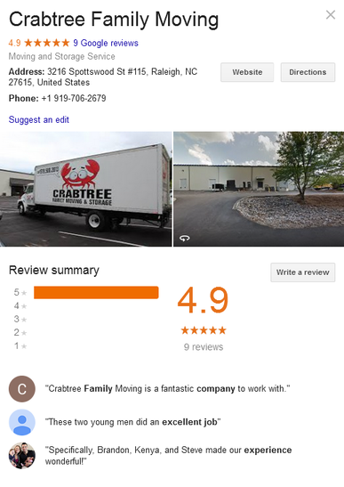 Crabtree Family Moving - Location