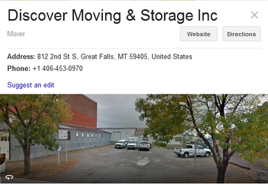 Discover Moving and Storage - Location