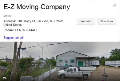 EZ Moving Company – Location