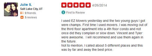 EZ Moving – Moving review