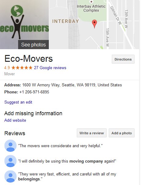 Eco Movers – Location