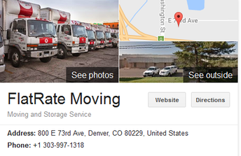 Flat Rate Moving - Location