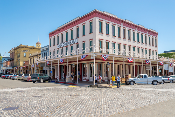 Historic buildings in Old Sacramento are popular must-sees for new arrivals
