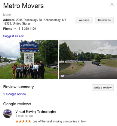 Metro Movers – Location and review