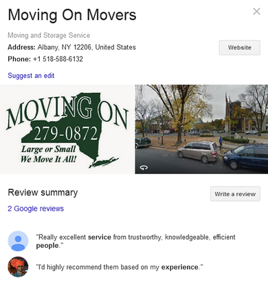 Moving On Movers – Location