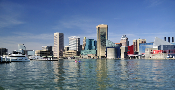 Moving to Baltimore – Beautiful view of the harbor at daytime