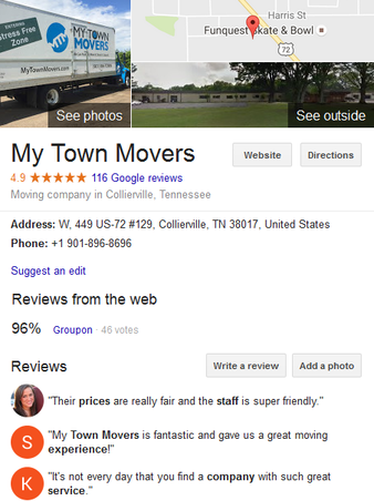 My Town Movers - Location