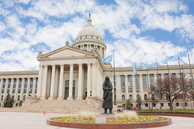 Oklahoma State Capitol Building in Oklahoma City